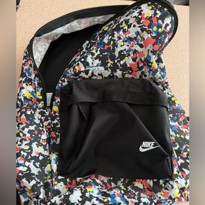 Nike multi colored backpack excellent condition